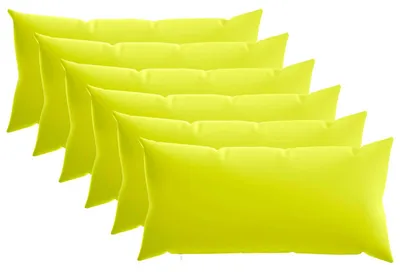 Obrázek produktu pro vidaXL, povlak na polštář, 6 kusů, barva: světle zelená, rozměry: 40 x 80 cm, materiál: polyester
