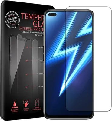Produktbild von 2x Conie Glasfolie für Realme 6 Pro Displayschutz Folie Panzer Glas Premium Schutzfolie Set Blasenfrei