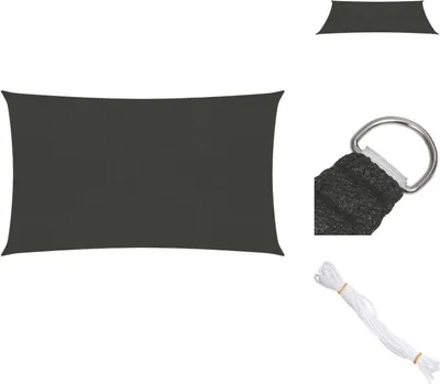 Obrázok produktu pre vidaXL Markíza 160 g/m² antracitová 3,5x5 m HDPE - Slnečníky
