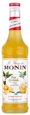 Produktbild von Monin Cloudy Lemon Sirup 700 ml – Natürlicher Zitronengeschmack für Cocktails & Desserts