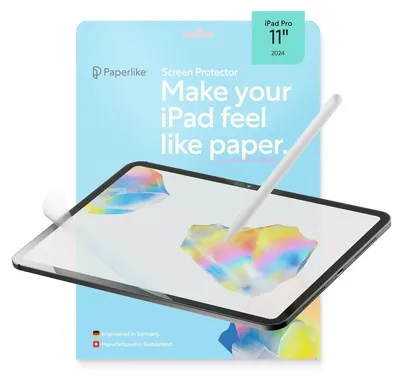 Produktbild von Paperlike 3 Displayschutz iPad Pro 11” (M4) – Reproduziert das Gefühl von hochwertigem Papier – Nanodots®-Technologie für präzise Steuerung – Ultra-dünnes Design für hervorragende Bildschirmklarheit