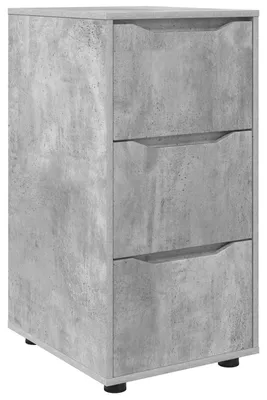 Image de Armoire de rangement Gris béton 40 x 48 x 81 cm