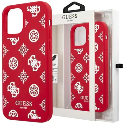 Produktbild von Guess Guhcp12Llspewre Iphone 12 Pro Max 6,7"" Czerwony/Rot Hartschale Pfingstrose Kollektion