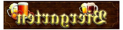Produktbild von Werbebanner Plane "Biergarten" mit Ösen, 2000 x 500 mm