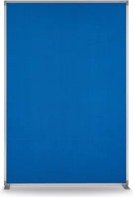 Produktbild von Magnetoplan Raumteiler mit Textiloberfläche - 125x180 - T-Füße - Blau