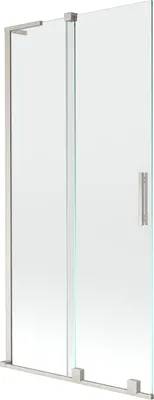 Obrázok produktu pre Mexen Velar L Parawan Rozsuwany 95x150cm Nikiel/Transparent