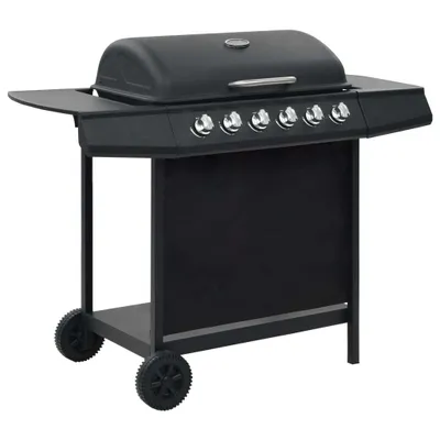 Immagine prodotto di Barbecue Griglia a Gas con 6 Fornelli Acciaio Nero