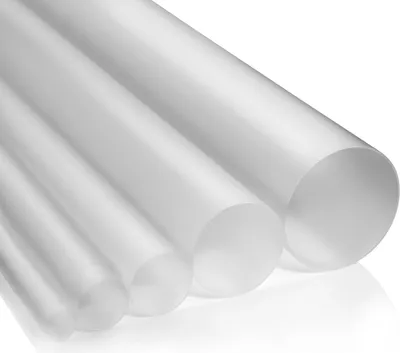 Produktbild von Acrylglasrohr XT Ø 50mm / 44mm (Aussen/Innen),  satiniert, 1000mm lang - Zeigis®  / matt / PMMA / mattiert / extrudiert / Leuchtenbau