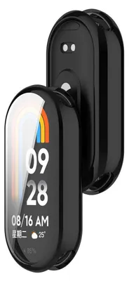Produktbild von Etui z osłoną ekranu Bizon Case Watch Felipe do Xiaomi Smart Band 9, czarne