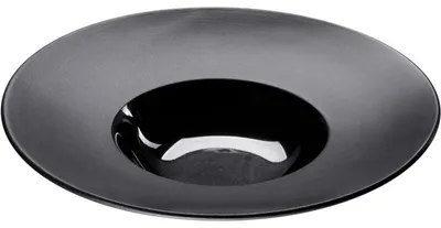 Zdjęcie produktu dla Seria Gourmet Talerz głęboki Contrast z szerokim rantem Ø 300 mm, czarny