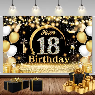 Produktbild von Geburtstagsdeko-Banner für den 18. Geburtstag