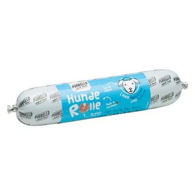 Produktbild von PURBELLO HundeRolle Lamm mit Möhren & Erbsen, Adult, jede Rasse, Karotte, Lamm, 400 g