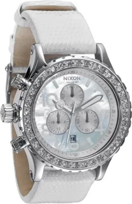 Produktbild von Nixon 42-20 CHRONO Chronograph Edelstahl Silber wasserdicht 200m A0371482