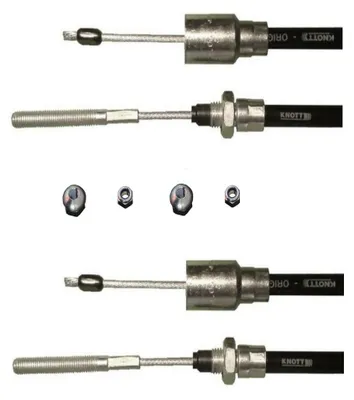 Produktbild von 2 x Knott Bremsseil 33921-1.32 Hüllenlänge: 2130 mm - Gesamtlänge: 2340 mm
