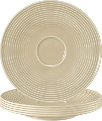 Produktbild von Seltmann Weiden Beat Sandbeige Kombi-Untertasse 16,5 cm 6er Set