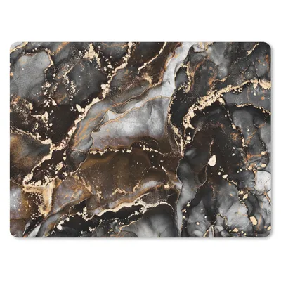Produktbild von MuchoWow® Mauspad Mousepad Marmor - Gold - Glitzer - Luxus 23x19 cm - Mousepads - Maus Mat - Pad - Mausunterlage - Schreibtischunterlage - Mauspad