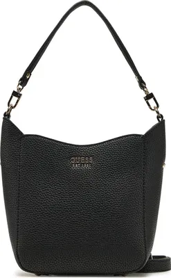 Produktbild von Guess Brenton Schwarze Bucket Bag in Schwarz für Damen – 22x25x9 CM / Black