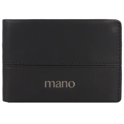 Image de mano porte-monnaie Don Romeo Mini wallet Black noir