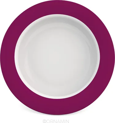 Produktbild von Ornamin Schale mit Kipp-Trick Brombeer
