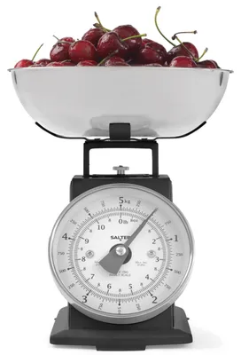 Zdjęcie produktu dla Waga kuchenna Salter Timeless, mechaniczna, tarcza 5 kg, kolor czarny