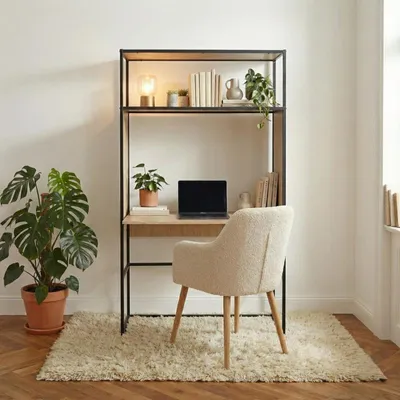 Immagine prodotto di Appendiabiti e scrivania in legno e metallo OSLO