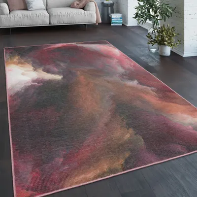 Produktbild von Teppich Wohnzimmer Schlafzimmer Flachgewebe Modern Abstrakt Vintage Waschbar Grösse 160x220 cm