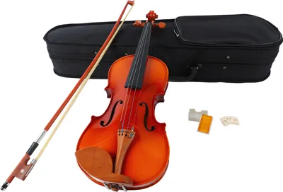 Produktbild von Violine Aston Villa Massivholz Langlebiges akustisches Musikinstrument für Violinenanfänger