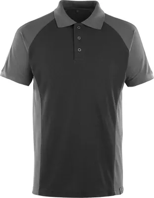 Produktbild von Mascot UNIQUE Poloshirt Bottrop Gr. M schwarz/dunkelanthrazit
