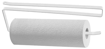 Produktbild von Bohrfreier Papierhandtuchhalter, Papierhandtuchhalter, wandmontierter Papierhandtuchhalter, praktischer Rollenhalter für unter den Küchenschrank oder im Badezimmer.