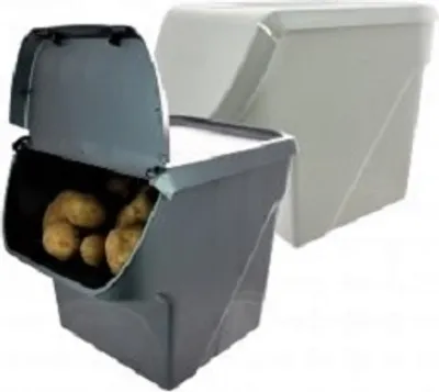 Productafbeelding van Centi opbergbox met voorflap, ongeveer 13 liter, geschikt voor bijvoorbeeld aardappelen, uien, appels, etc.