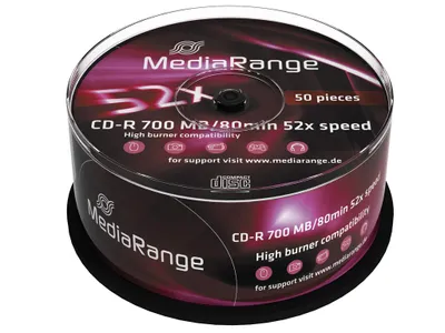 Produktbild von CD-R 700 MB (52fach, 50 Stück)