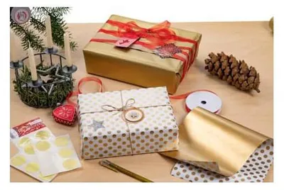 Produktbild von HERMA Weihnachten 3D, Rot, Silber, Papier, 4 Stück(e), 50 mm