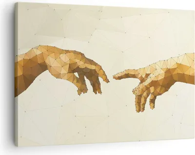 Produktbild von Bild auf Leinwand - Leinwandbild - Abstraktion modern - 70x50cm - Wand Bild - Wanddeko - Wandbilder - Leinwanddruck - Bilder - Kunstdruck - Wanddekoration - Leinwand bilder - Wandkunst - AA70x50-3713