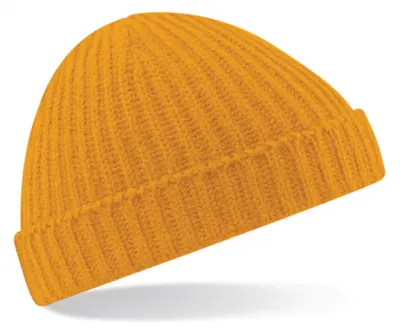 Produktbild von Beechfield B460 | Trawler Beanie Wintermütze - Farbe: Mustard - Größe: One Size
