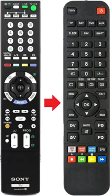 Produktbild von Fernbedienung passend für SONY KDL40W3000 | KDL46D3010ELCD | KDL46W3000