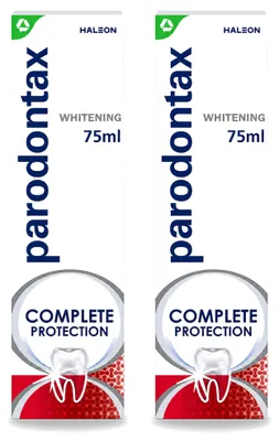 Produktbild von 2 x Parodontax Complete Protection Whitening Tandpasta - 75 ml - Vorteilspackung - 2 Stücke