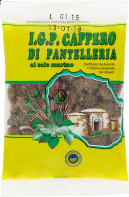 Obrázek produktu pro Kapary Pantelleria al sale IGP 100 g italské solené kapary