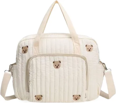 Zdjęcie produktu dla Torba na pieluchy typu tote - Torba do przechowywania - Artykuły dla dzieci - Z kieszenią na zamek - 20 x 25 cm - Niesprecyzowane