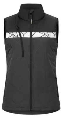 Produktbild von Projob - Weste für Damen, Recyceltes Polyester ET845 (XS) (Grau/Schwarz)