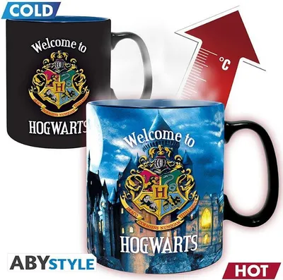 Produktbild von ABY style - Harry Potter Letter form Hogwarts Thermoeffekt Tasse