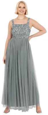 Produktbild von Maya Deluxe Damen Maya Deluxe Ladies Womens Maxi Dress Wide Straps Sleevless Squ