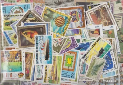 Produktbild von Briefmarken Elfenbeinküste 300 verschiedene Marken