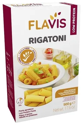 Immagine prodotto di Flavis Rigatoni Aproteici 500 G