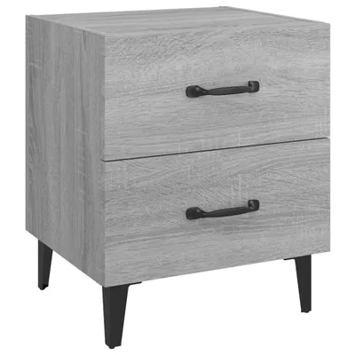 Produktbild von Nachttisch Grau Sonoma 40x35x47,5 cm