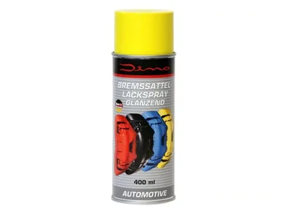 Produktbild von Dino Bremssattellack gelb glänzend 1K Lackspray Bremsscheibe Bremse 400ml