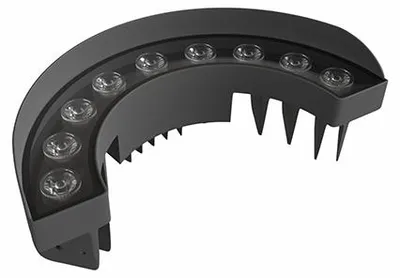 Image de Projecteur Led Beneito & Faure Signal 9, 30 W, Angle De Vision De 30°, Couleur Gris Texturé 3000 K - Éclairage Extérieur Professionnel