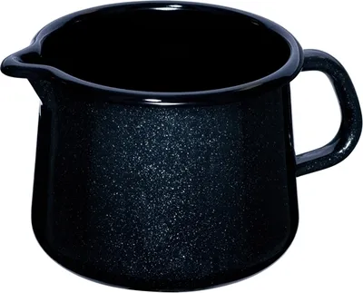 Obrázek produktu pro Riess  hrnec s výlevkou černý 1 litr 11 cm