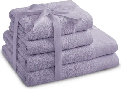 Zdjęcie produktu dla Zestaw Ręczników 2*70x140 + 2*50x100 liliowy AmeliaHome