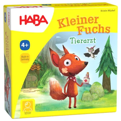 Produktbild von HABA Kleiner Fuchs Tierarzt – Würfelspiel für Kinder ab 4 Jahren, fördert Empathie