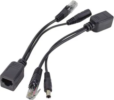 Produktbild von Pni P2 Poe-splitter Schwarz Schwarz One Size